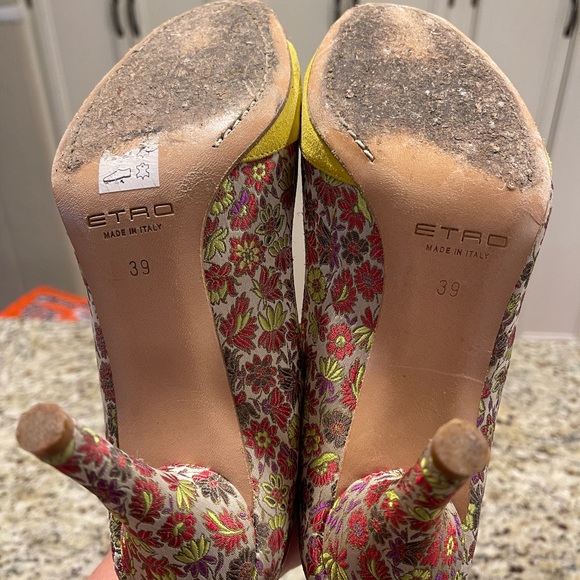 Etro peep toe heel - Picture 3 of 5